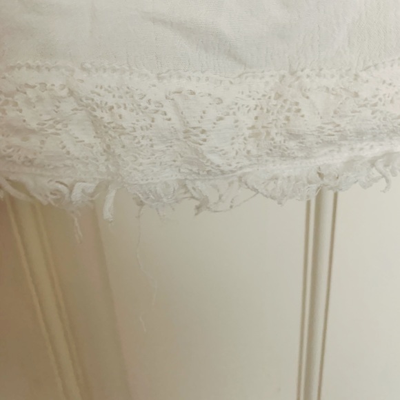 White Summer Blouse - Picture 3 of 4